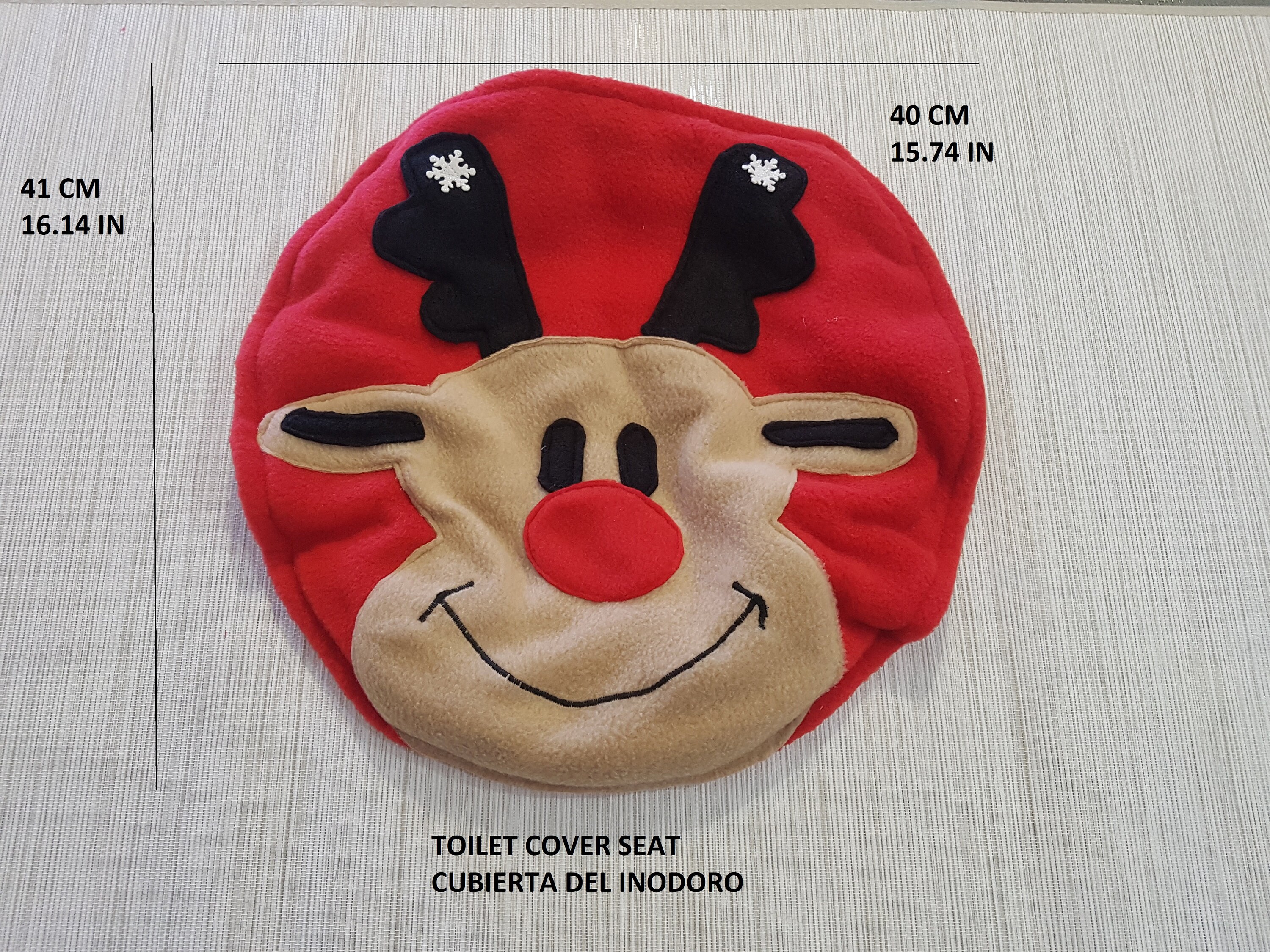 Reindeer toilet online seat cover