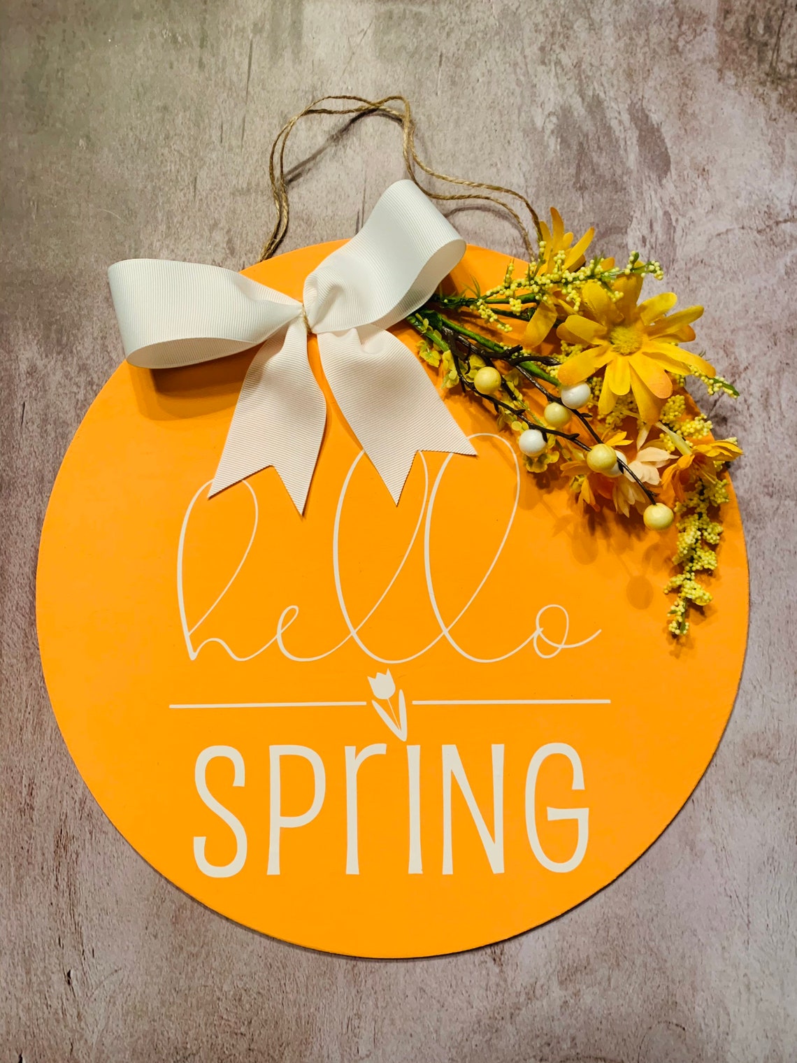 12 Hello Spring Door Hanger Hello Spring Spring Etsy