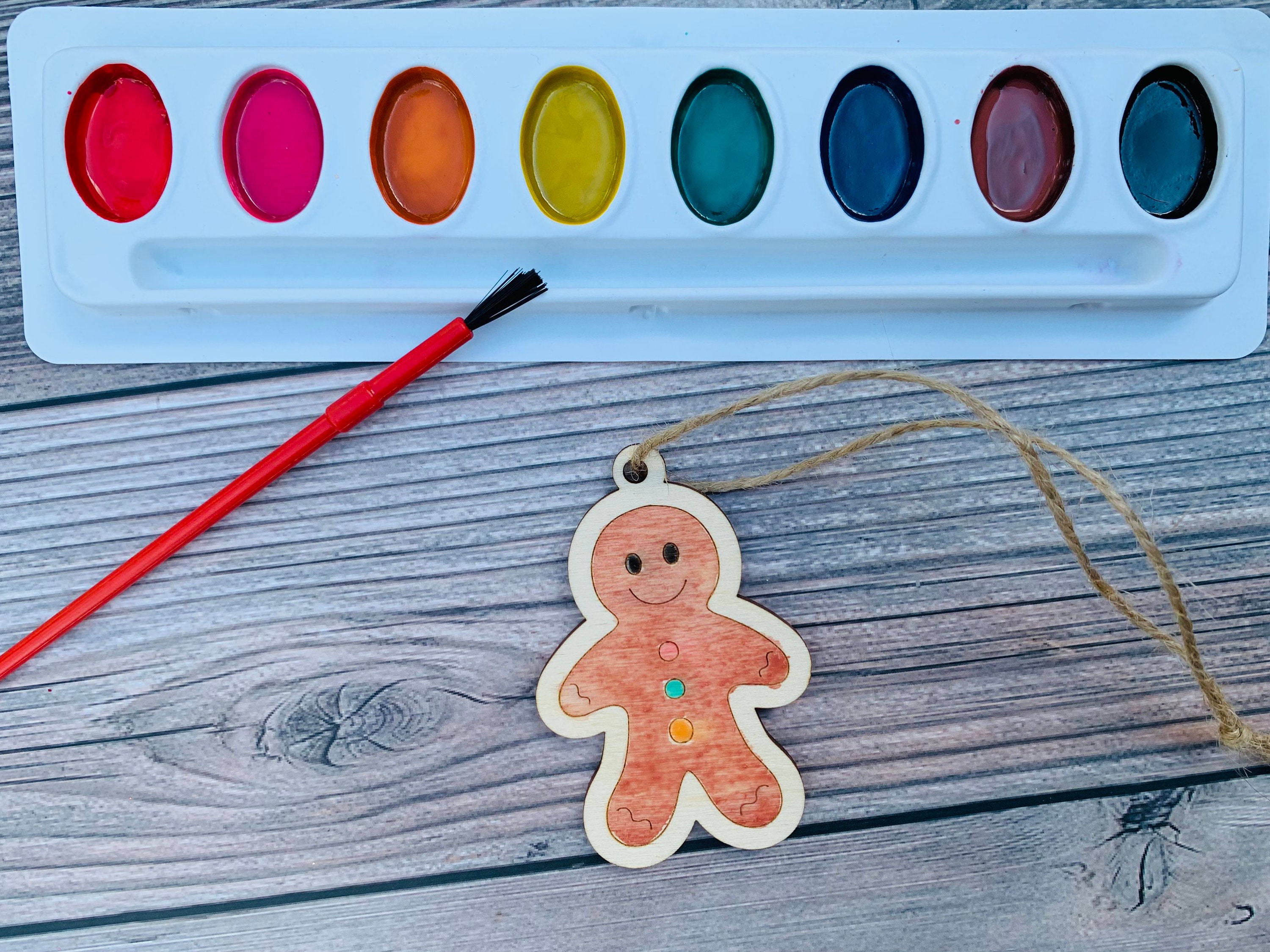 DIY Ornament Kit Paint Your Own Ornaments Craft Kit Etsy