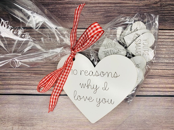 Motivi per cui ti amo cuori, regalo di San Valentino per lui, regali  personalizzati, regali di anniversario per il fidanzato, regalo di  compleanno del fidanzato -  Italia