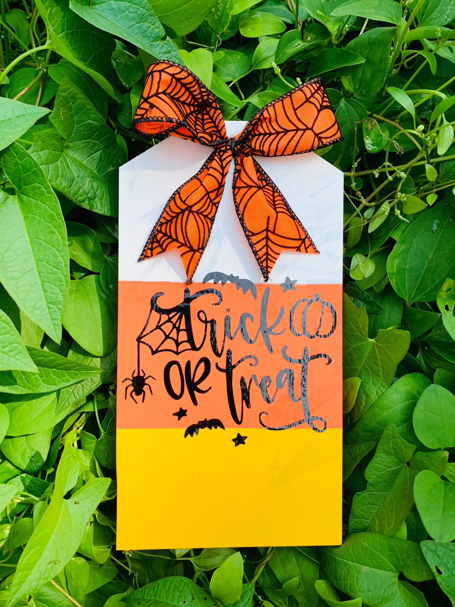 Halloween Candy Corn Wooden Blocks, Shelf Sitters, Halloween Decor ...