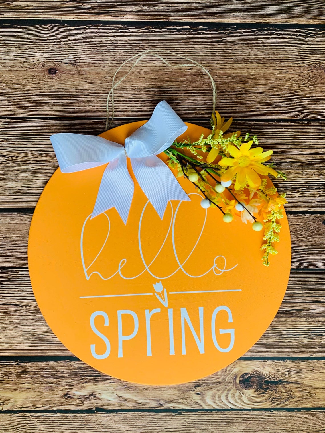 12 Hello Spring Door Hanger Hello Spring Spring Etsy