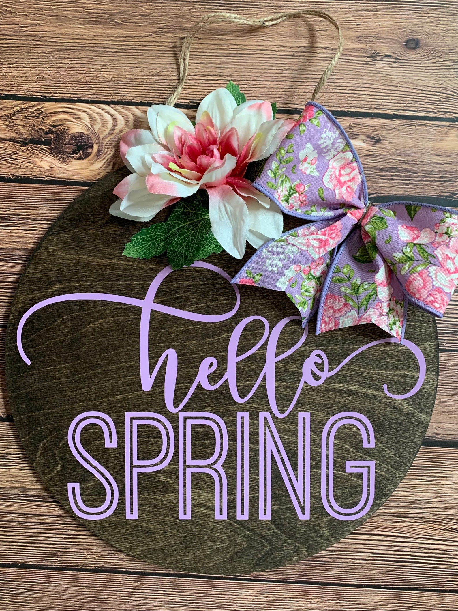 12 Hello Spring Door Hanger Hello Spring Spring Etsy