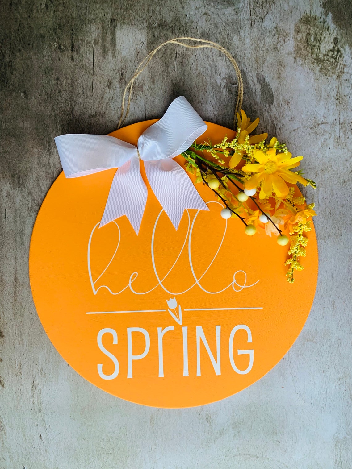 12 Hello Spring Door Hanger Hello Spring Spring Etsy