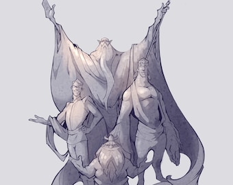 Commissione artistica di personaggi digitali - monotono