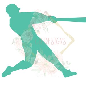 Baseball Batter Decal,  Baseball Decal,  Custom Sports Decal, Team Sports