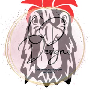 Chicken With Bandana Decal 4 | Chicken Car Decal | Rooster Car Decal