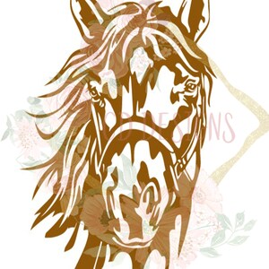Horse Head Decal,  Horse Western Decal, Equestrian, Equestrian Car Decal,  Farm Decal