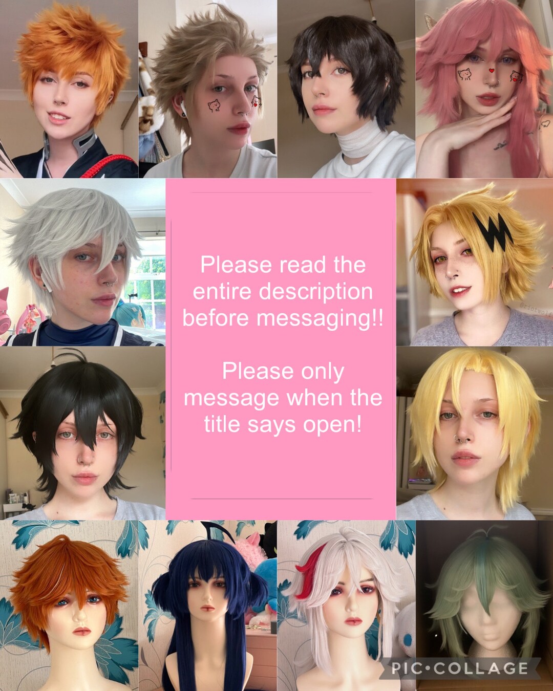 Custom Cosplay Wig Commissions OPEN Etsy Australia