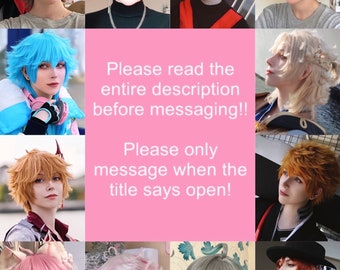 OPEN Custom Cosplay Wig Commissions