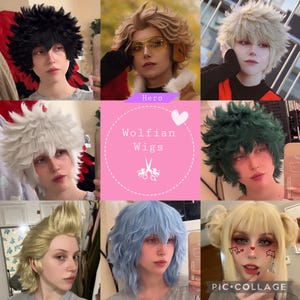 CLOSED until september 1st Hero Cosplay Wig Commissions (read desc)