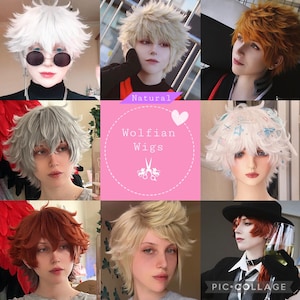 CLOSED until september 1st Natural Realistic Cosplay Wig Commissions (read desc)