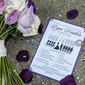 Wedding Ceremony Program / Pamphlet - Digital File