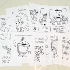 Umizoomi 10 page activity book! Coloring, maze, word search and more!