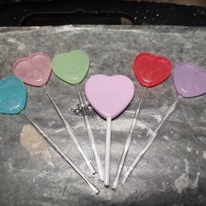 Heart Lolliprops - Stim Toy - Hard Plastic - Asst Colours
