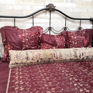 Extra Long Rug pillow 8x48 inches Vintage Bedding Pillow Anatolia Boho Design Carpet lumbar pillow Turkish Rug Pillow Cover Anatolian Long