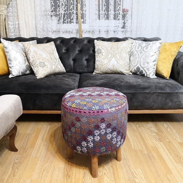 Kilim Ottoman Coffee Table Etsy