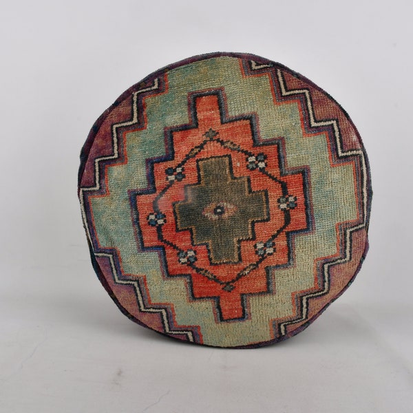 Oreiller pouf de jardin 61 x 61 x 20 cm, kilim ottoman bio, taie d'oreiller verte, poufs kilim, poufs anciens, siège en poire, oreillers turcs de luxe