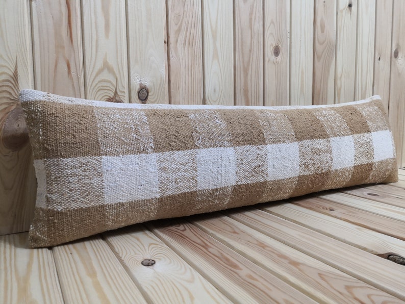 Lumbar Kilim Pillow Cover 10x36 inches Turkish Vintage Kilim Lumbar Sofa Pillow Cover Home Decoration Kilim pillow Decorative Pillow Cushion