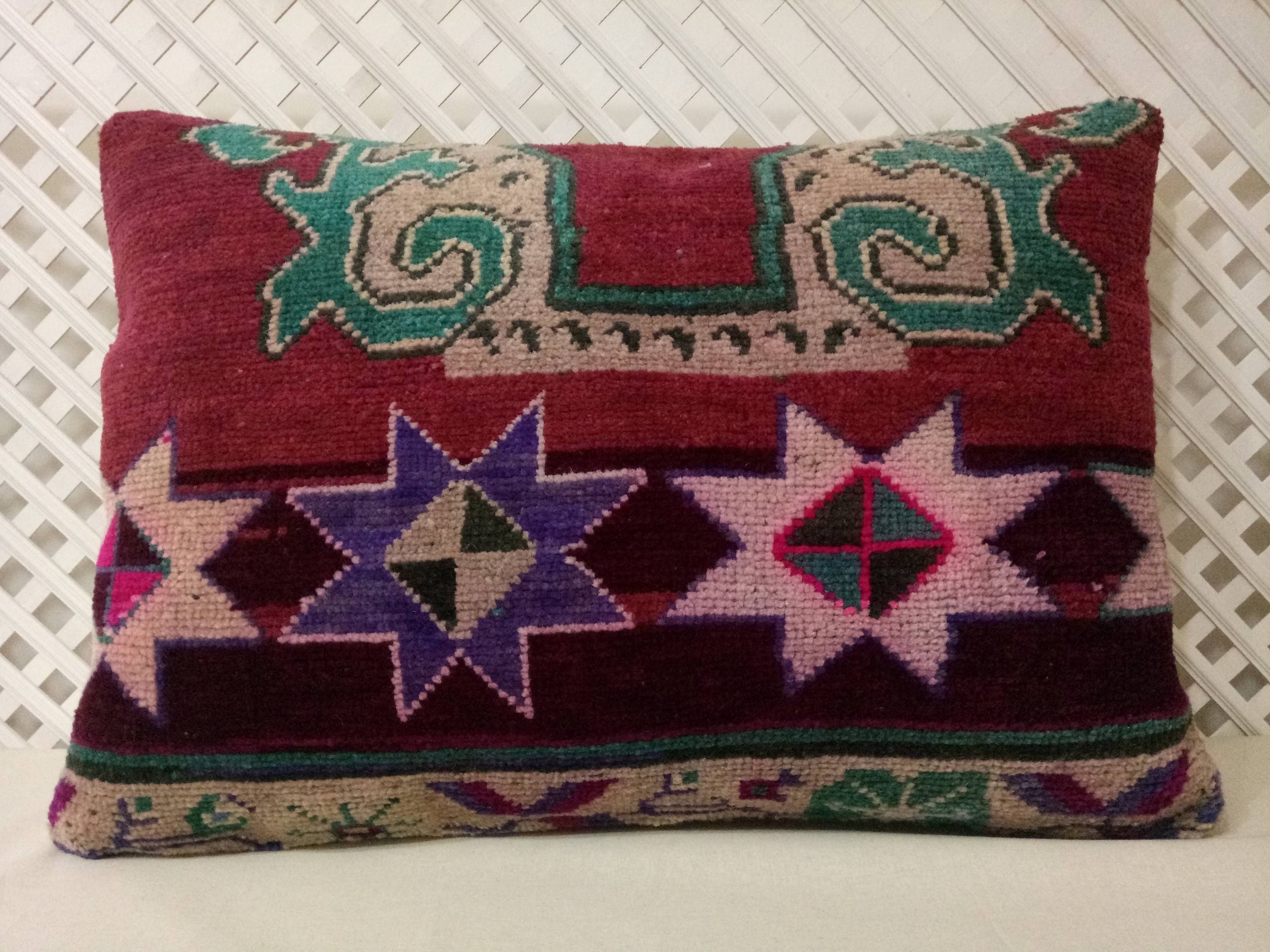 Carpet Pillow Big 20x28 Inches Carpet Large Pillow Cover Long Etsy