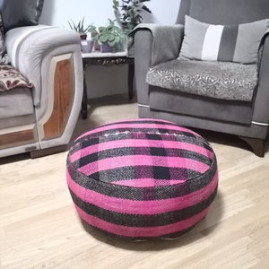 Kelim poef ottoman 20 x 8 inch kelim patchwork poef poef poefs vloer kussensloop extra grote kussensloop Anatolië kelim poef woondecoratie