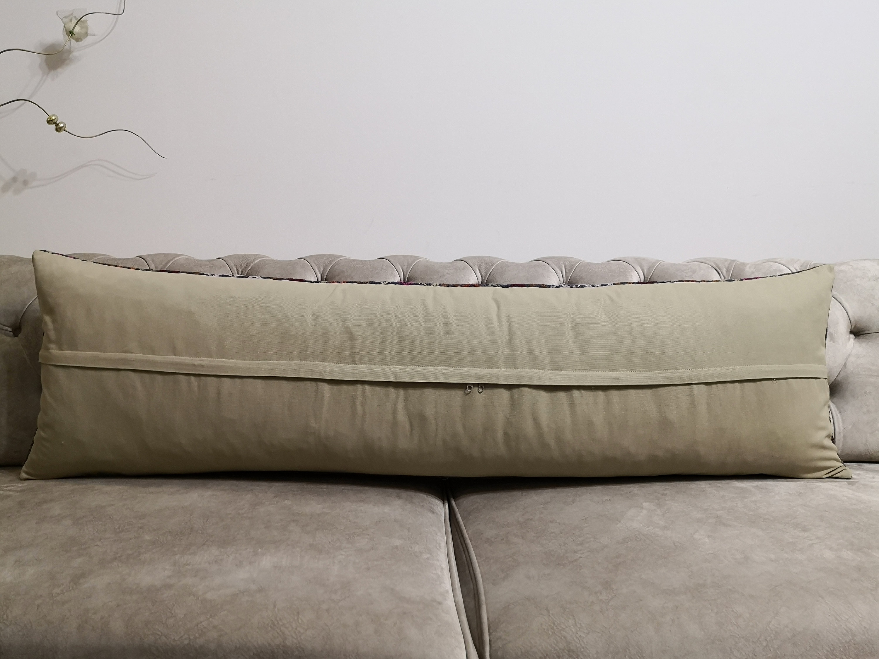 Extra Long Pillow 16x55 inches King size Turkish Long Lumbar Etsy