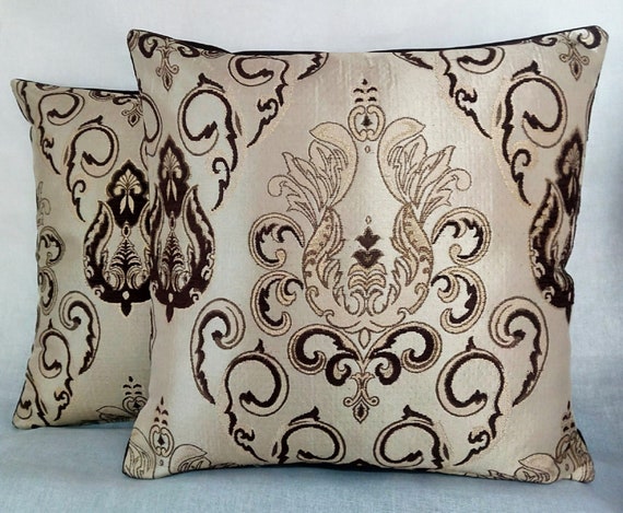 Ottoman Design Kissen 40x40 cm Satin Webkissen Türkisch Anatolisches Kissen Baumwollkissen Dekokissen Sofakissen Dekorkissen