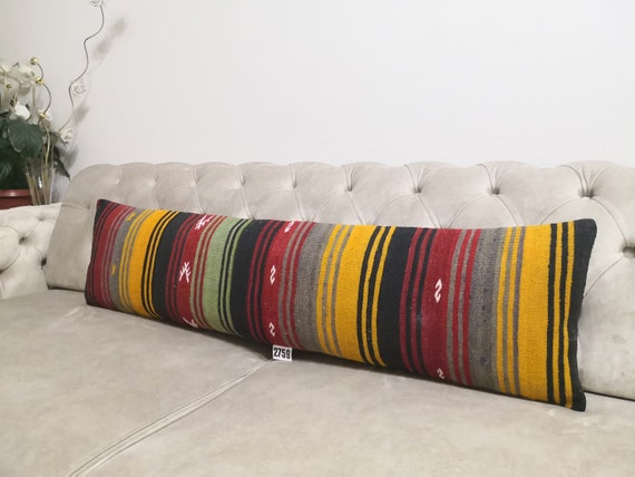 Biancheria da letto Kilim Cuscino 12x48 Vintage Cuscini lunghi Cuscino  fatto a mano Boho Cuscino Divano cuscino Grande formato Copri cuscino Kilim  Lunga copertura cuscino -  Italia