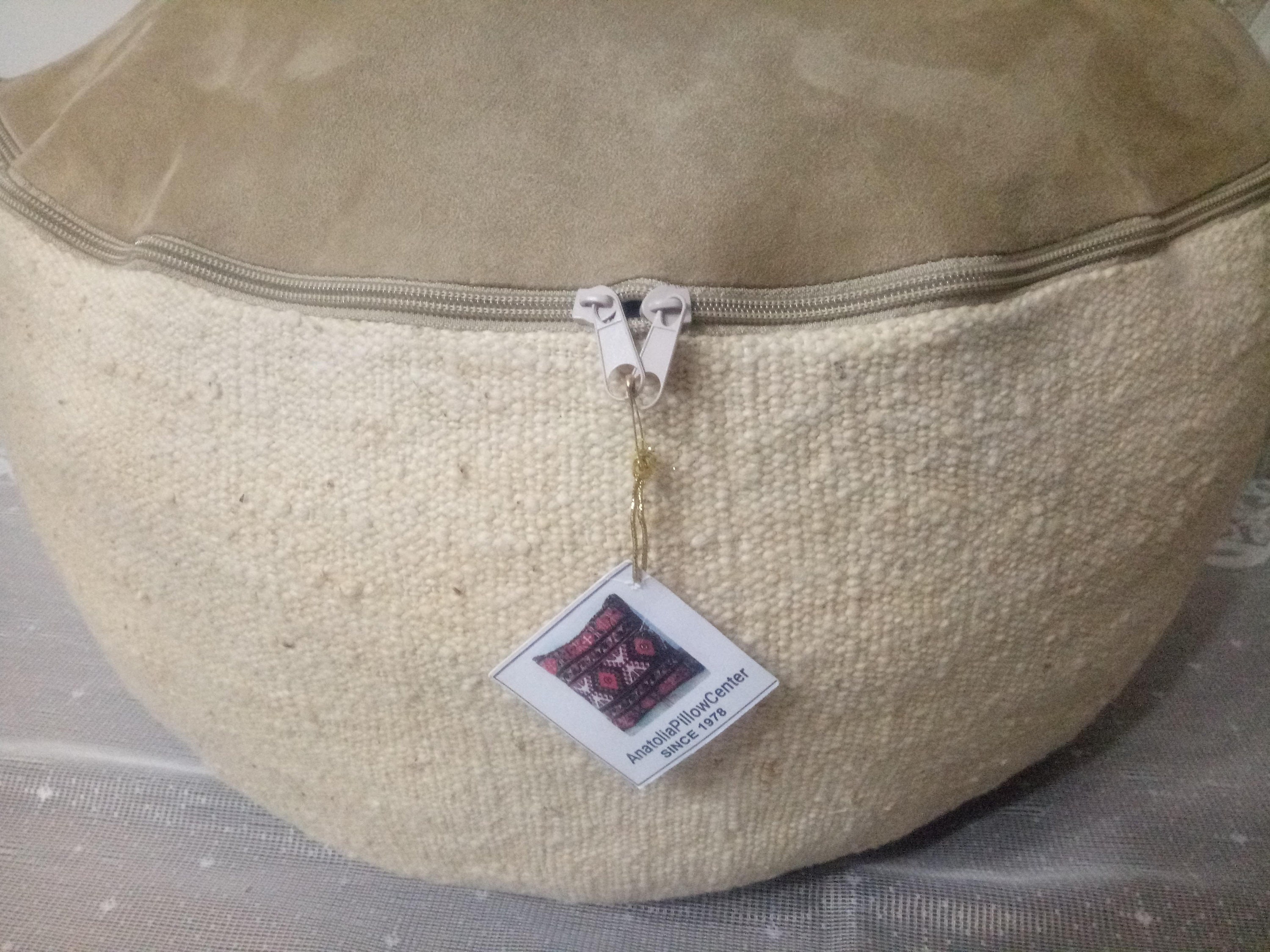 Kilim Ottoman Pillow 20x8 inches big size pillow Kilim pouf Etsy