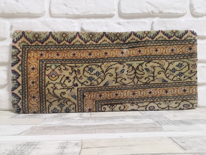 Brown Color Lumbar Pillow 10x24 inches Turkish Vintage Carpet Lumbar Sofa Pillow Cover Home Decor Kilim pillow Decorative Pillow Cushion