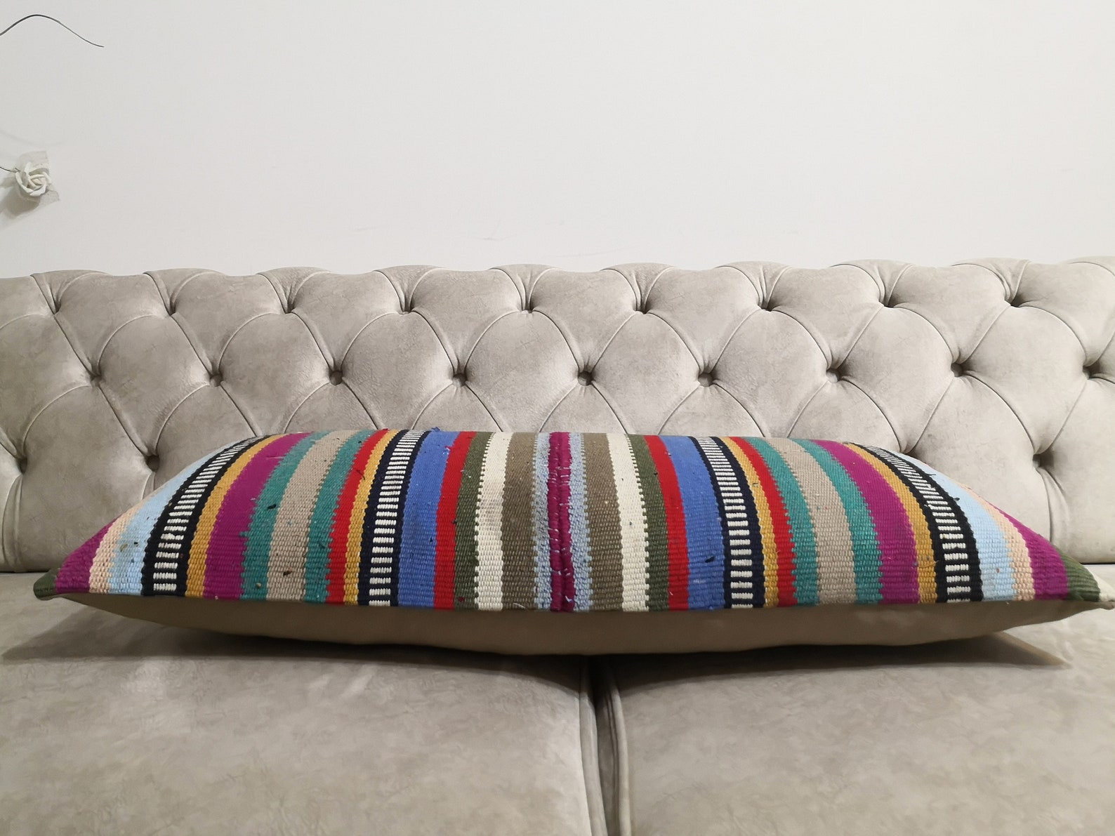 Big Size Pillow 16x36 Inches Extra Long Lumbar Kilim Pillow Etsy UK
