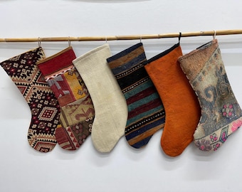 Ornament Stockings, Luxury Unique Stocking, 8x20 inches, Family Set Christmas Stockings, Personalized Stocking, Christmas Decoration,