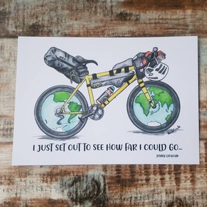Jenny Graham. Around The World Shand Bike.