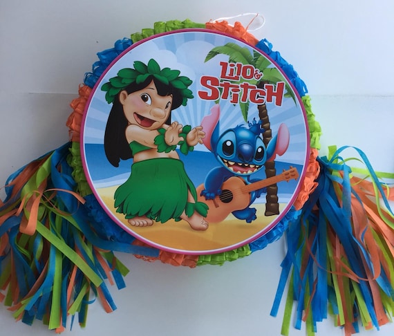 Pinata Lilo Stitch Party Decoration Party Game Free Etsy