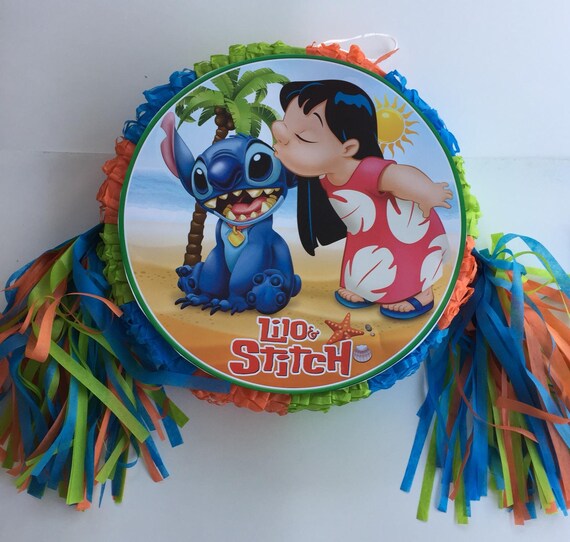 Pinata Lilo Stitch Party Decoration Party Game Free Etsy