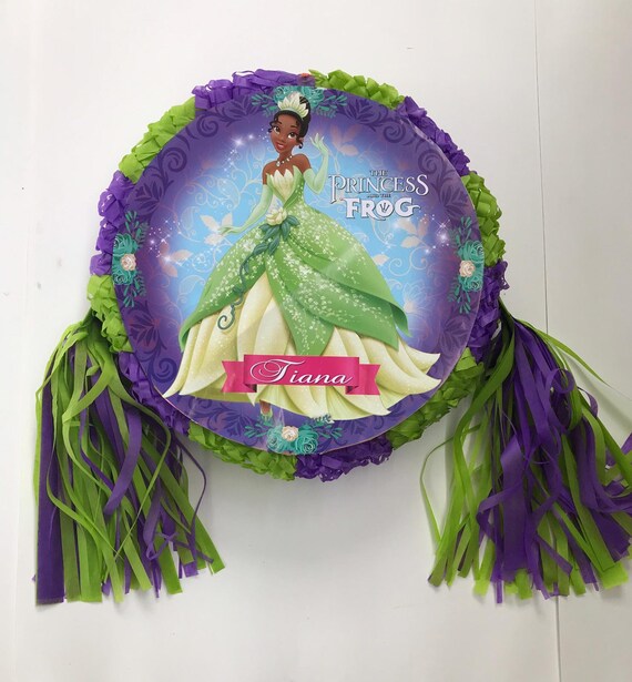 Pinata Princess Tiana Party Game Party Decoration Free Etsy