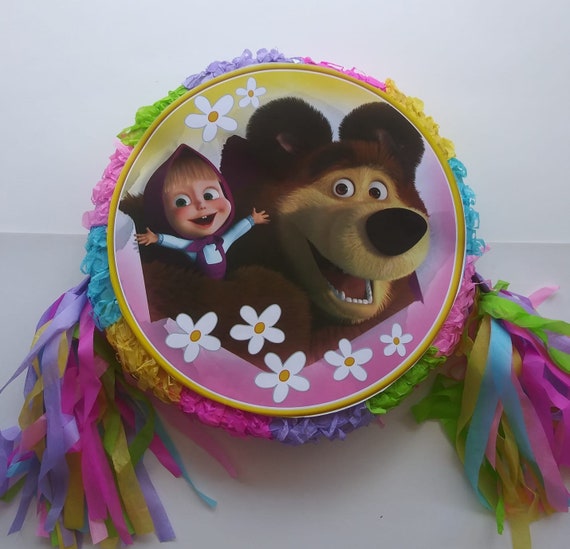 Masha and the Bear pinata bear birthday party Masha and the Bear birthday party