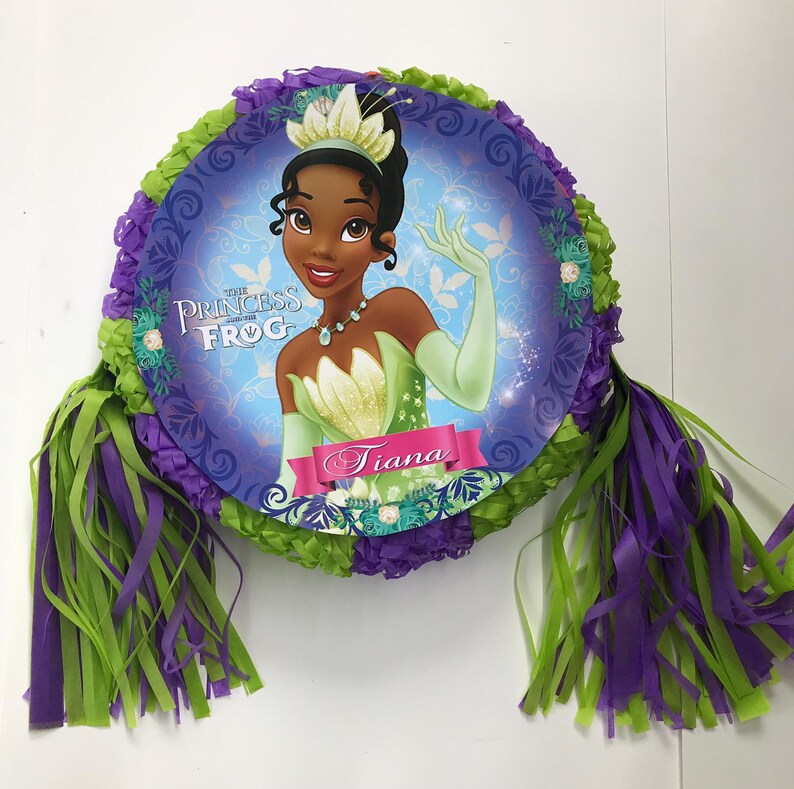 Pinata Princess Tiana Party Game Party Decoration Free Etsy