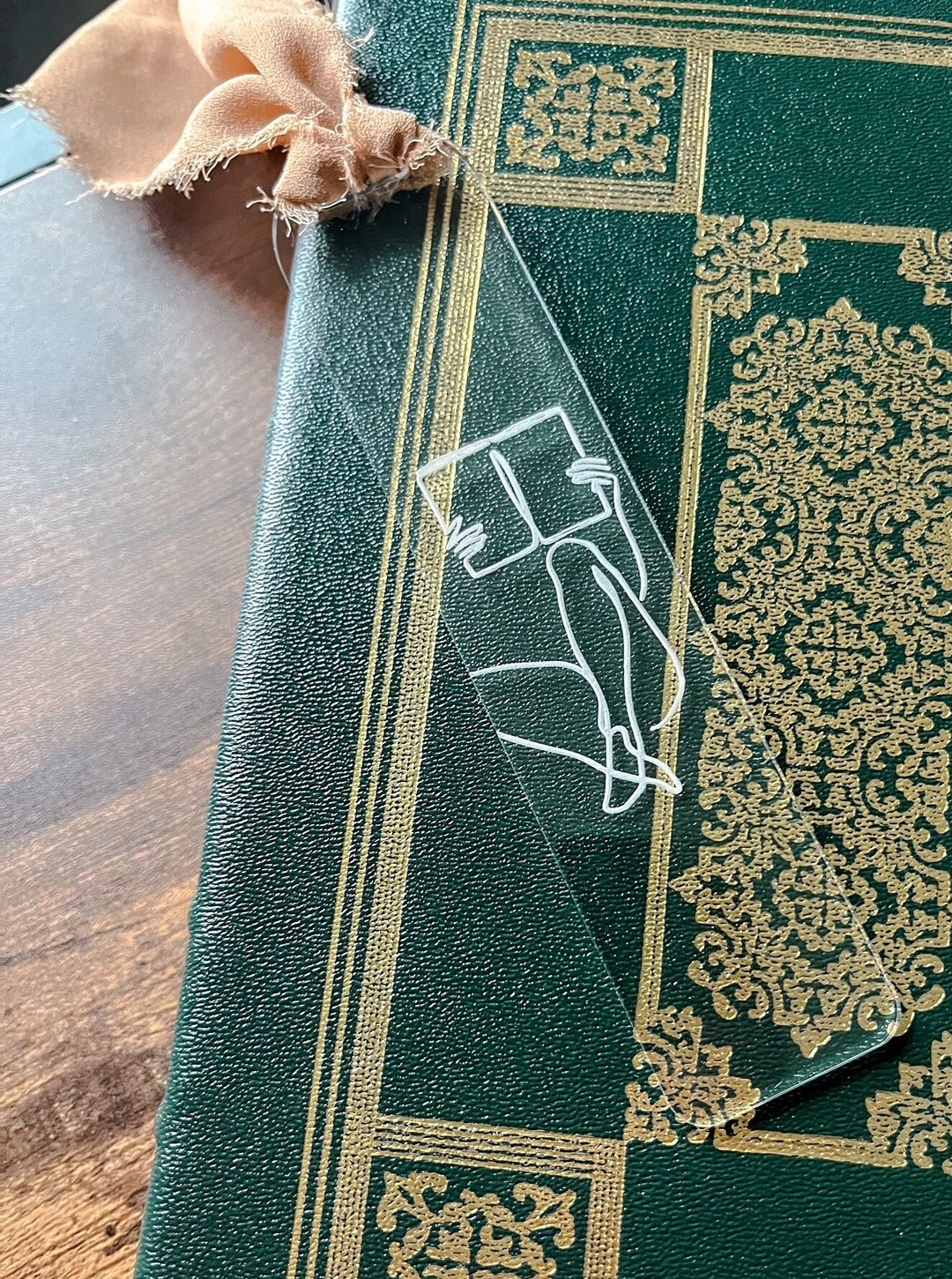 Female Outline Acrylic Bookmark, Line Drawing for Book Lover, Funny ...