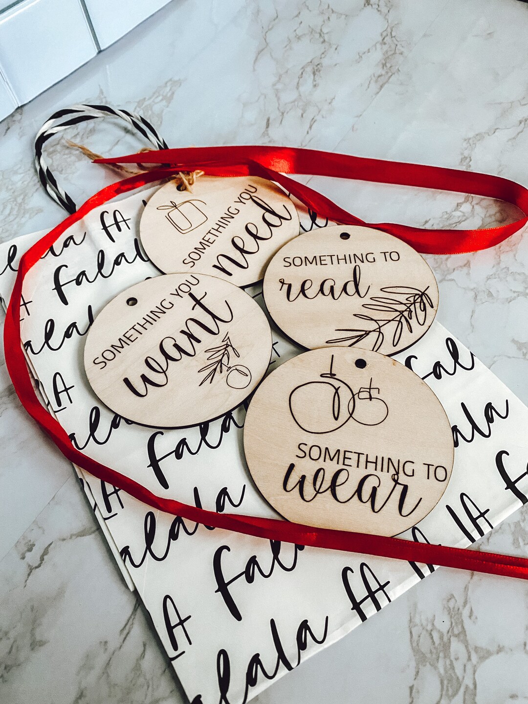 Laser Engraved Gift Tags Personalized Gift Tags Something Etsy