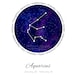 Aquarius Constellation, Printable Poster, Digital Prints, Home Decor ...