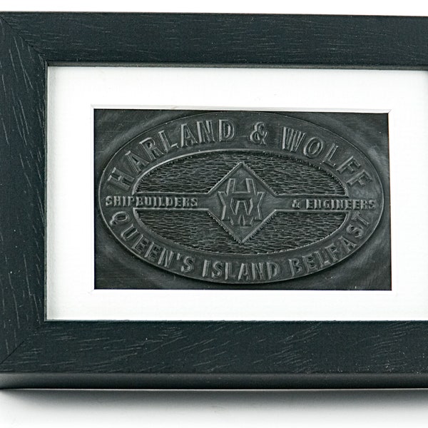 Placa de hierro Harland & Wolff