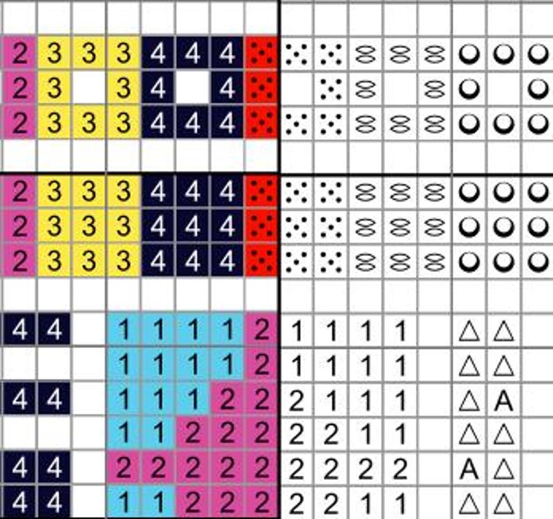 SCHEMA PUNTO CROCE - pagina di prova cmyk immagine 2