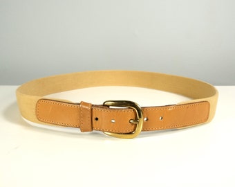 Lejon for Nordstrom Nu-buck Belt (size 32) // Tan Leather 