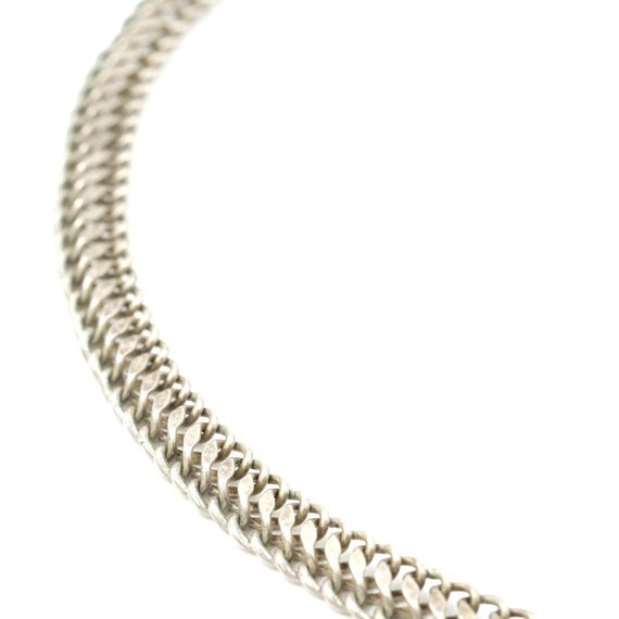 Vintage 835 Silver Flat Link Chain 20.8" // Vinta… - image 4