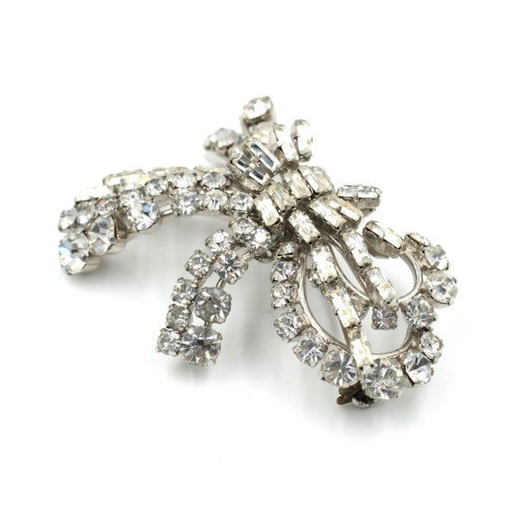 Vintage Austrian Rhinestone Brooch // Vintage Rhi… - image 2