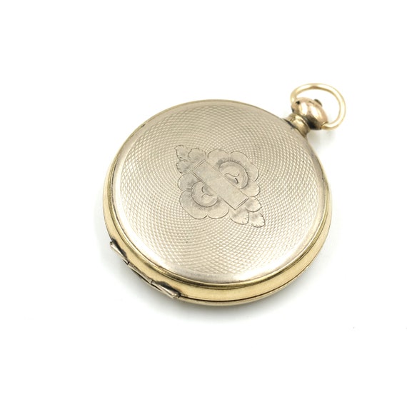 Antique Victorian Engraved Locket // Pocket Watch… - image 3