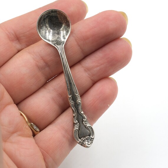 Vintage Sterling Spoon Pin // Little Spoon Brooch // … Gem