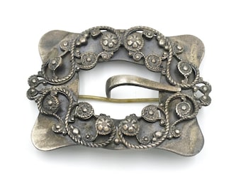 スターリングシルバー 925 N&H アールデコ ヴィンテージ ピンブローチ