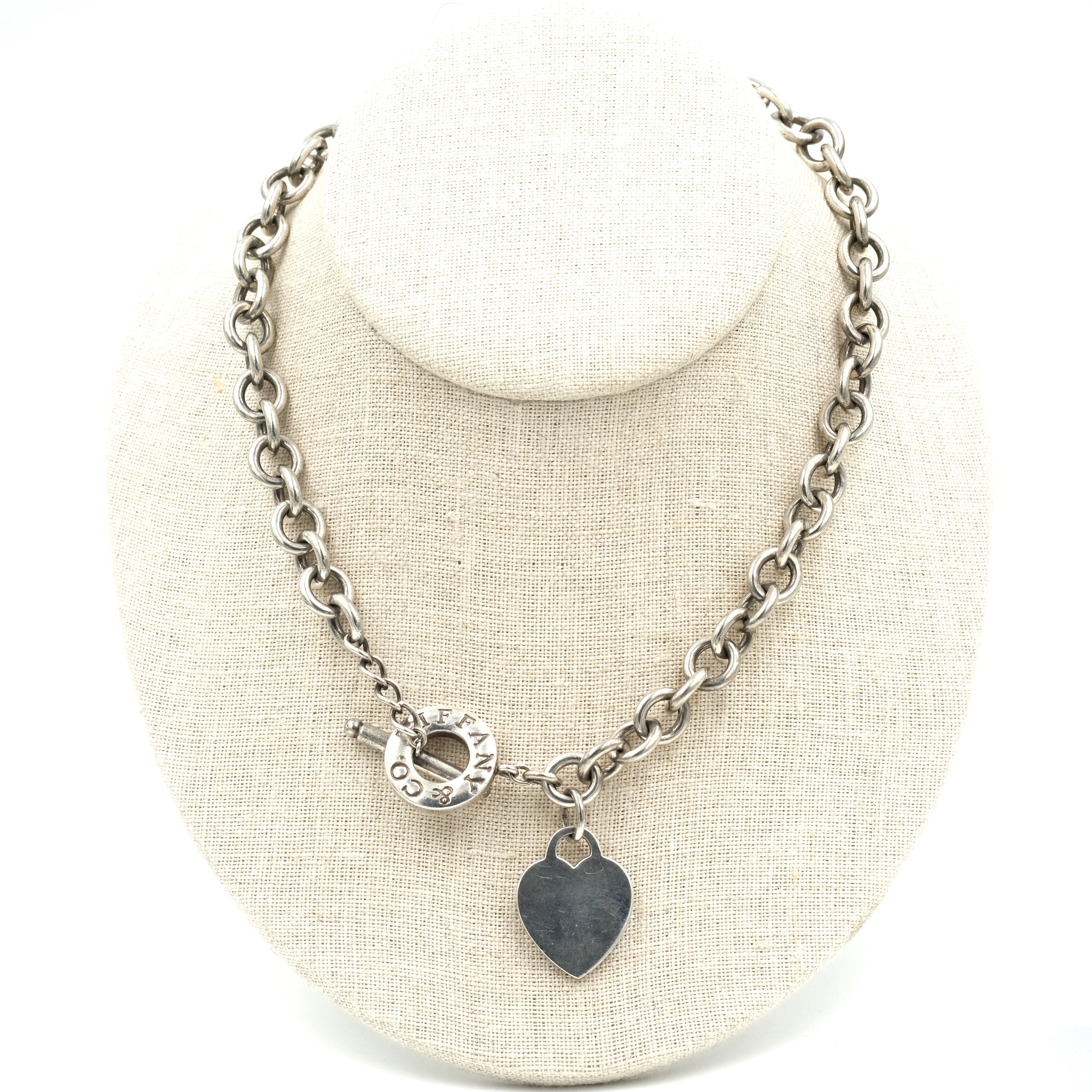 Vintage Tiffany & Co Toggle Necklace 16